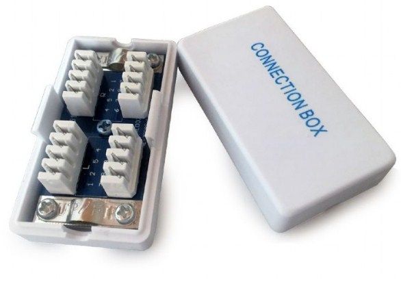 NCA-LSAS6-01 Gembird Cat.6 LAN coupler, LSA (Krone), shielded (silver color)