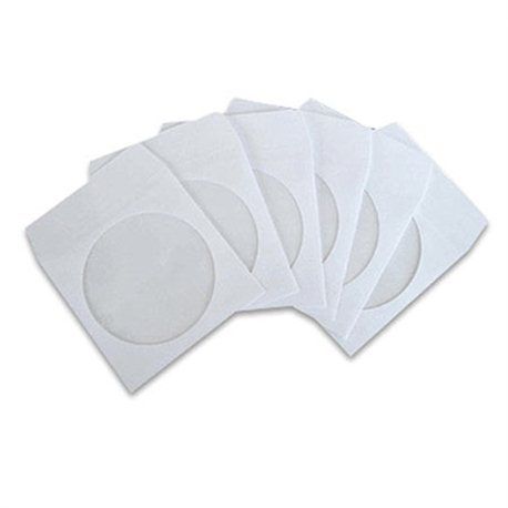 OMOT PAPIRNI ZA CD/DVD SA PROZOROM 100KOM. PAKOVANJE