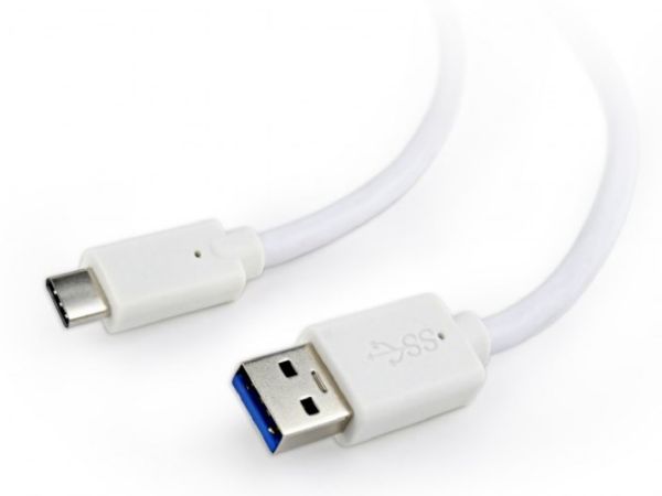 CCP-USB3-AMCM-6-W Gembird 3A/36W USB 3.0 AM to Type-C cable (AM/CM), 1.8 m, white