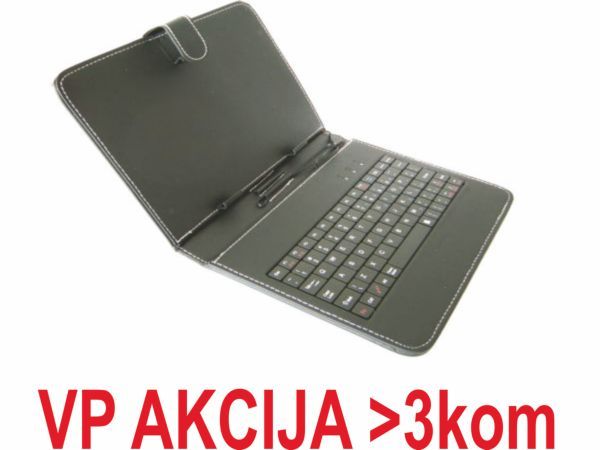 TA-PCK10-BLACK ** Gembird US Tastatura za 10 Tablet PC sa futrolom, sa micro USB konektorom (639)