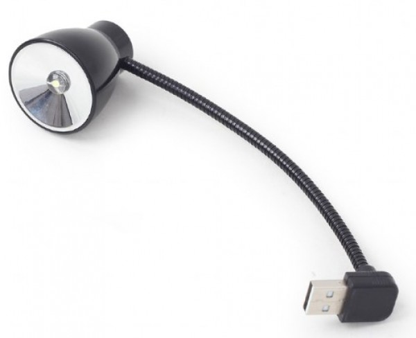 NL-02 Gembird USB notebook LED light, black FO