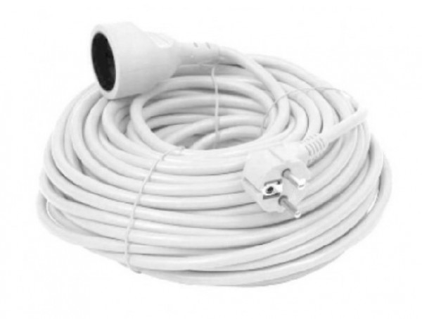 SPG1-B-20 (3G1.5) Gembird Produzni kabl 1 uticnica (3x1.5mm) beli 20m