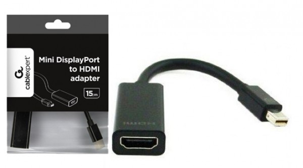 A-mDPM-HDMIF-02 Gembird Mini DisplayPort v.1.2 to HDMI adapter cable, black FO