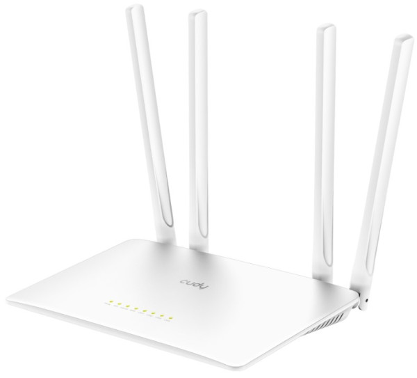 Cudy WR1200 AC1200 Dual Band 2.4+5Ghz Wi-Fi Ruter 1W/4LAN 10/100Mbps, 4x5dBi GUEST/WPS/DDNS