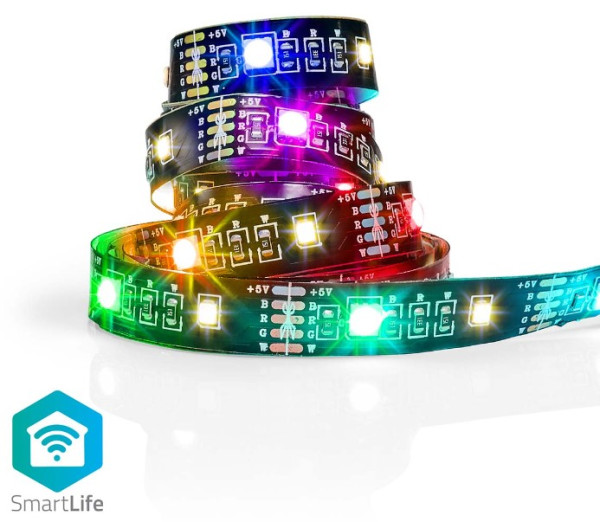 BTLS20RGBW * RGB Led traka Bluetooth, Topla bela, SMD, 2m, IP20, 2700K, 380lm, Android/iOS