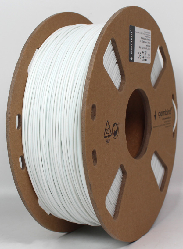 3DP-PLA-FL-01-W * PLA FLEXIBILNI Filament za 3D stampac 1.75mm, kotur 1KG WHITE (1910)