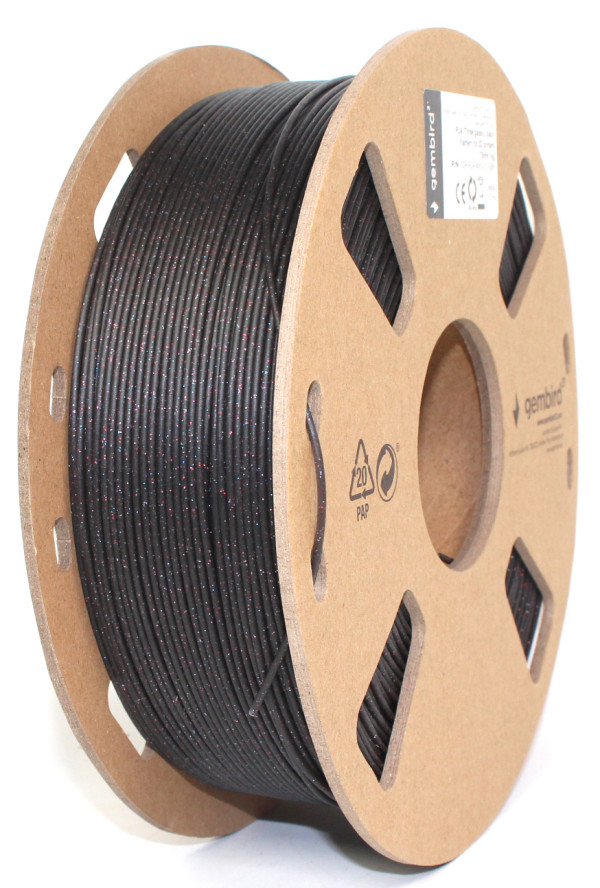 3DP-PLA-MX3-01-GBK *PLA Filament-Three galaxy-za 3D stampac 1.75mm, kotur 1KG Black