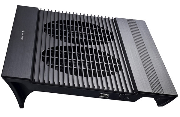 DeepCool N8 Hladnjak za laptop 15.6/17 2x140mm. Fan 10krp 94CFM 25dB USB HUB 380x278x55mm (postolje)