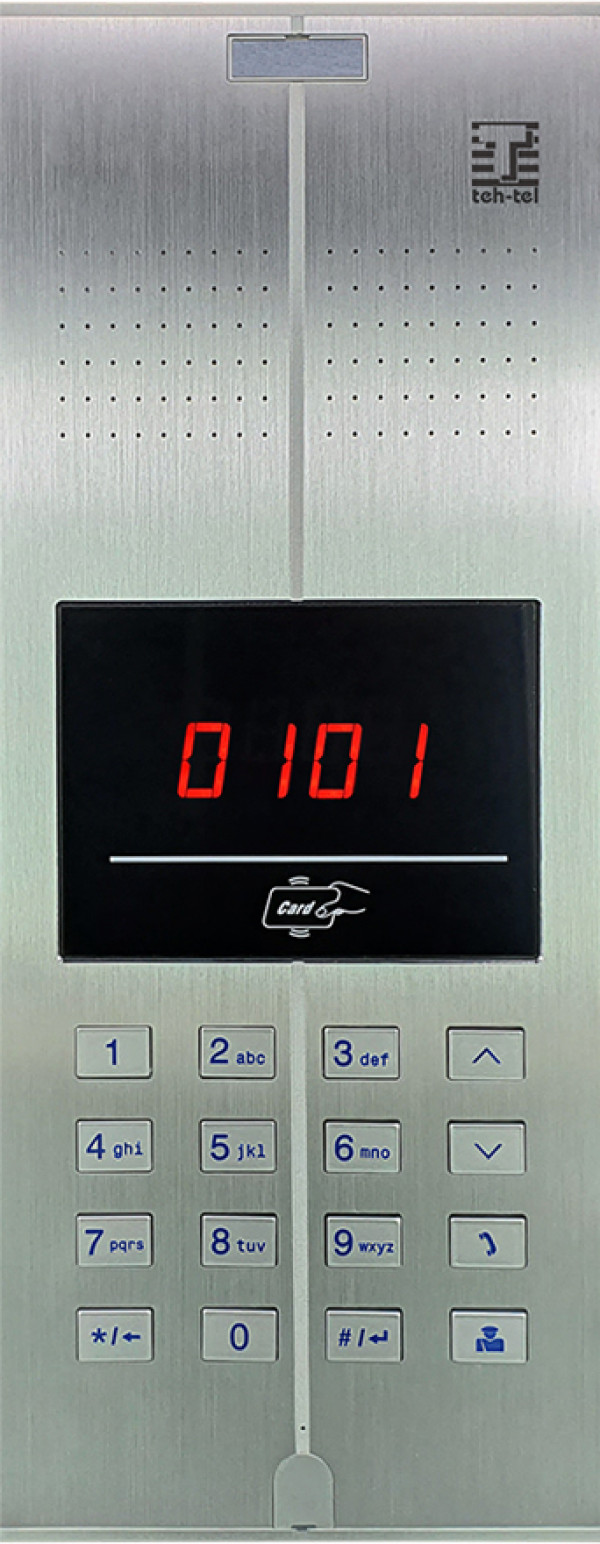 TEH-TEL Spoljna jedinica Q2C audio interfona sa èitaèem