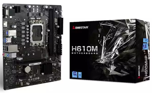 Matièna ploèa 1700 Biostar H610MHP VGA/HDMI M.2