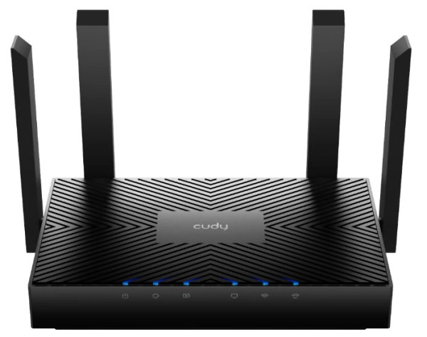 Cudy WR3000 AX3000 Mesh WIFI6 Dual Band 2.4+5Ghz Wi-Fi Ruter 1W/4LAN Gbit,4x5dBi, Wisp/AP/REP