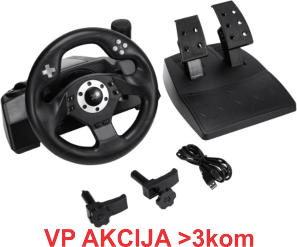 STR-M-40 **Gembird 7-in-1 RACEMASTER  racing wheel (PC/PS3/PS4/XBOX360/XBOXONE/SWITCH/ANDROID)(5699)