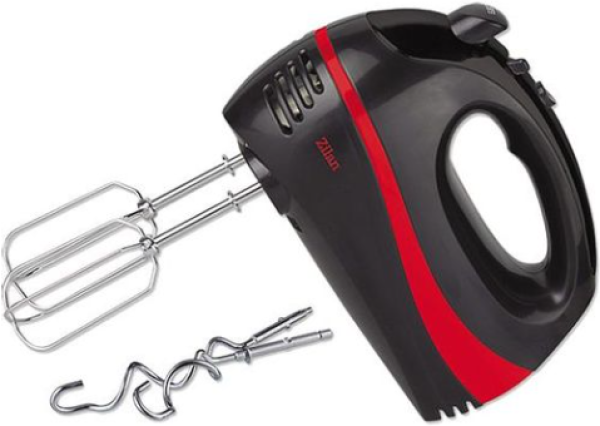 Zilan ZLN8402/BK Mikser ruèni, boja crno/crvena, 5 brzina+turbo, 300 W