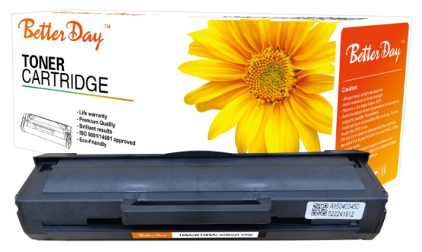 Toner BetterDay W1106A, * 106A 107/135 zam. kaseta za HP 1k (bez cipa) (426) FO