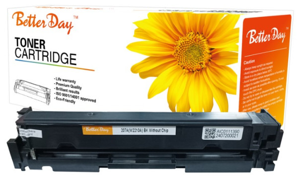 Toner BetterDay 207A(W2210A) M255/M283 crg067 zam. kaseta za HP Black 1.7k (bez cipa)