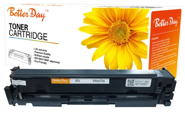 Toner BetterDay 207A(W2211A) M255/M283 crg067 zam. kaseta za HP  Cyan 1.6k (bez cipa)