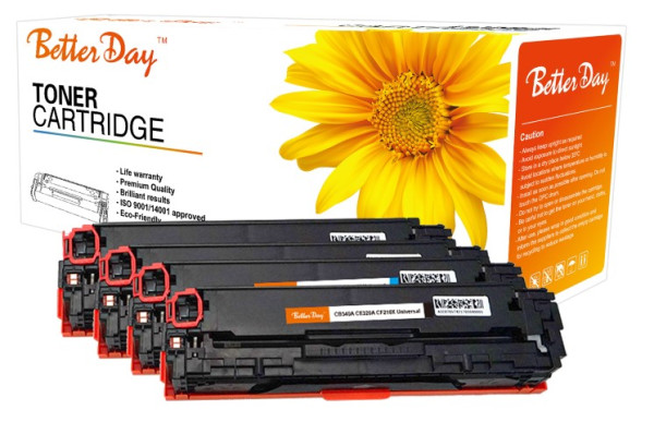 Toner BetterDay 543A/323A/213A CB543A,125A,CE323A,128A,CF213A,131A zam. kaseta za HP Magenta 1.6k