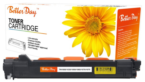 Toner BetterDay TN-1030 / 1000 / 1050 / 1060 / 1070 / 1075  zam. kaseta za Brother 1k (bez cipa)