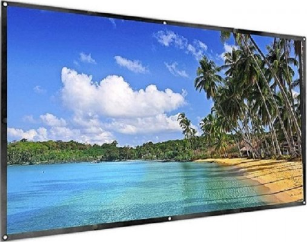 KETTZ Platno za Projektor 84 inèa, Anti-svetlosni ekran, 16:9, 160°