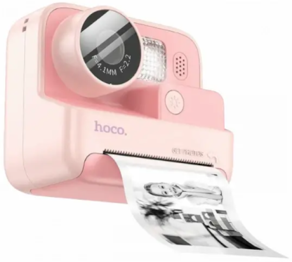hoco. Deèija kamera sa štampaèem, 2 inèa IPS LCD, 720p, microSD - DV200 Pink