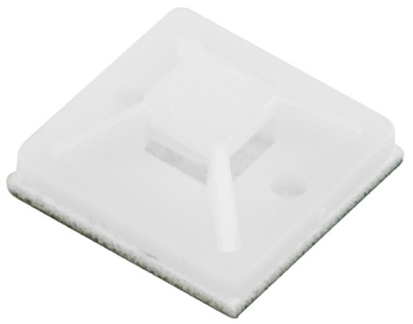 PVC držaè kab. vezice, samolepljivi,19x19mm