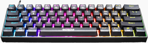 Tastatura Gamdias Hermes E3 RGB mehanièka, crna, blue switch