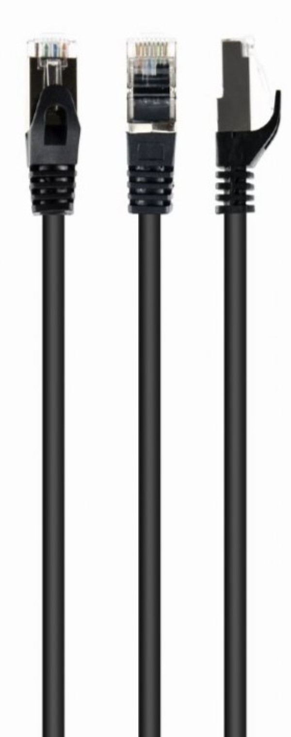 PP6A-LSZHCU-BK-15M Gembird Mrezni kabl, SFTP CAT.6A BAKARNI LSZH Patch cord 15m Black