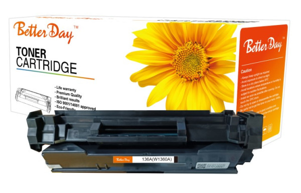 Toner BetterDay 136A, W1360A M211/M236/lbp236 zam. kaseta za HP 1.15k (sa cipom)