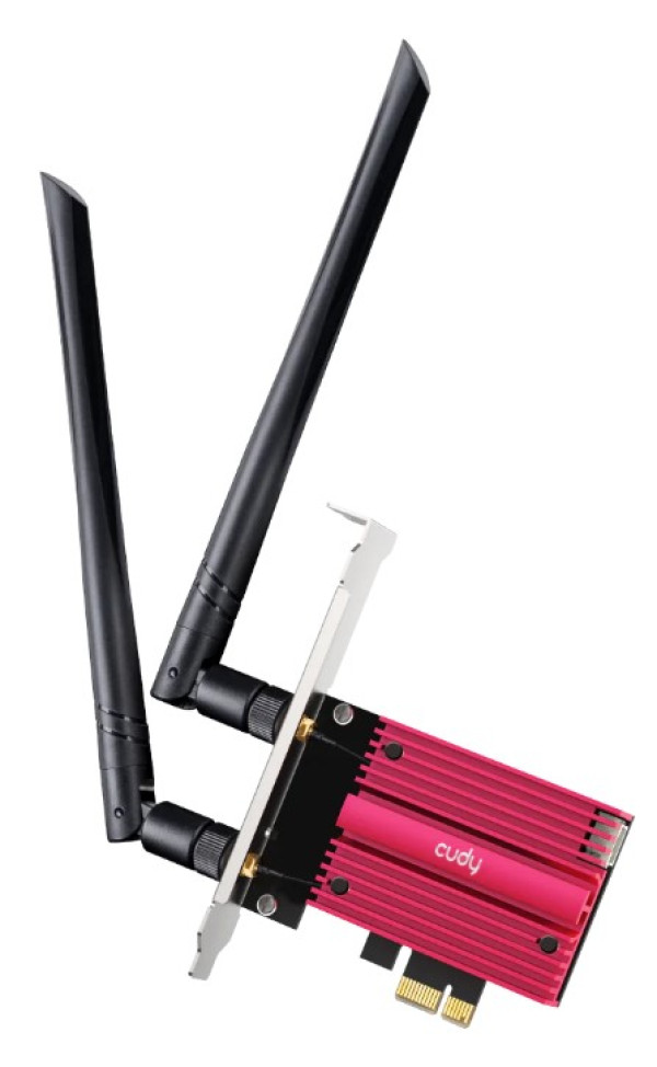 Cudy WE3000S 2.0v AX5400 Wi-Fi 6E Bluetooth 5.3 PCI-E Adapter
