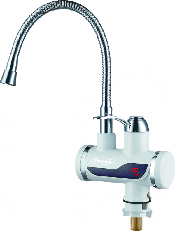 Slavina Rosberg R57100CW, ugradna, 3000W, flexi bela