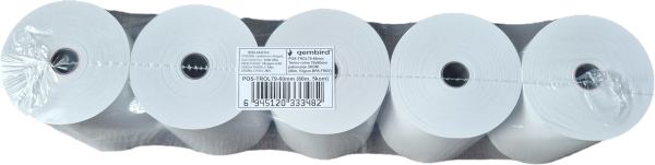 POS-TROL79-80mm Termo rolna 79x80mm, 5KOM,  (80m, 53gsm BPA FREE)