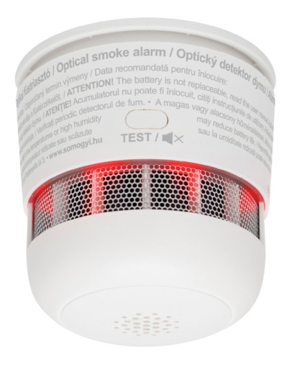 Optièki sensor i alarm prisustva dima
