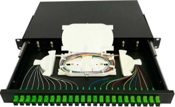 Optièki patch panel ExeLink sa 24 konektora SC/APC za rek orman