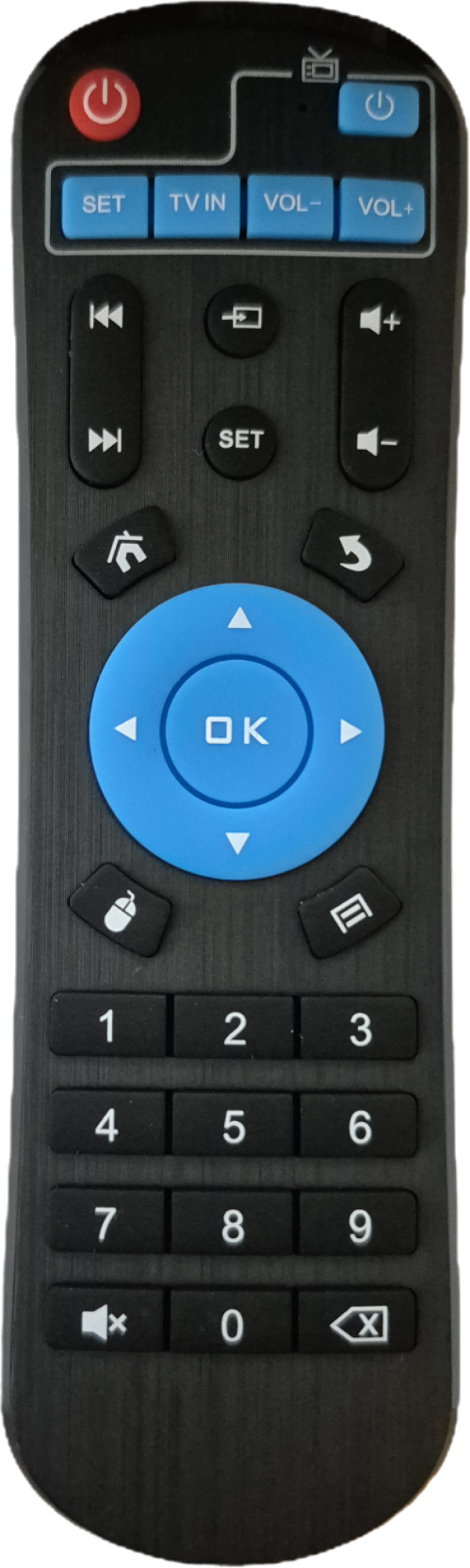 GMB-X96-PROGRAMIRAJUCI DALJINSKI BLUE za X96 X4, MAX+, X98Q, Android TV Box, programmable IR