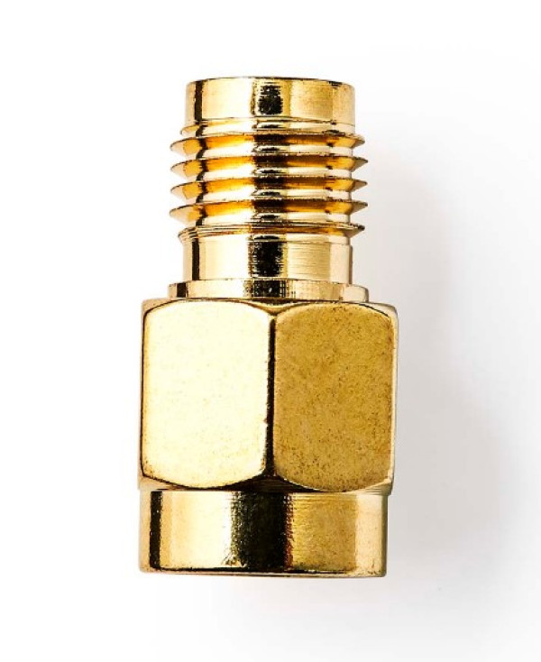 CSGB02112GD SMA Adapter zenski Reverse Polarity na SMA muski, 50 Ohm (pakovanje i cena je za 2kom)