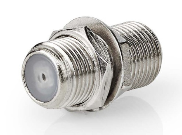 CSGB41940ME Satellite & Antenna Adapter F zenski na F zenski, 75 Ohm, Metal, Silver, 1kom