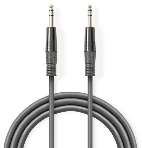 COTH23020GY50 Stereo Audio Cable 6.35mm muski na 6.35mm muski, 5m, Dark Grey