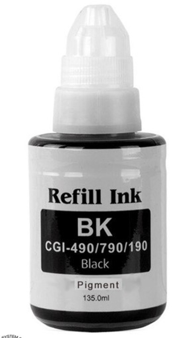 INKJET GI-490 Dopuna Black SINO boja bocica sadrži 130 ml mastila za Canon CNIJ490SC
