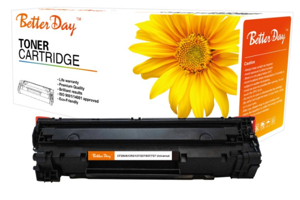 Toner BetterDay CF283X / CRG137/337/537/737  zam. kaseta za HP 2.4K ( 283A )(sa cipom)