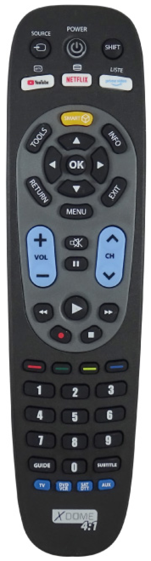 Daljinski upravljac X DOME 4-1 Univerzalni, 4WEB