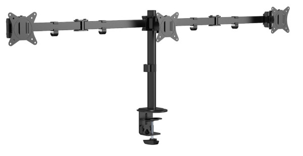 MA-D3-01 Gembird Podesivi stoni drzac za monitor sa tri ruke,tilt,rotacija, okretanje, 17-27 max.7kg