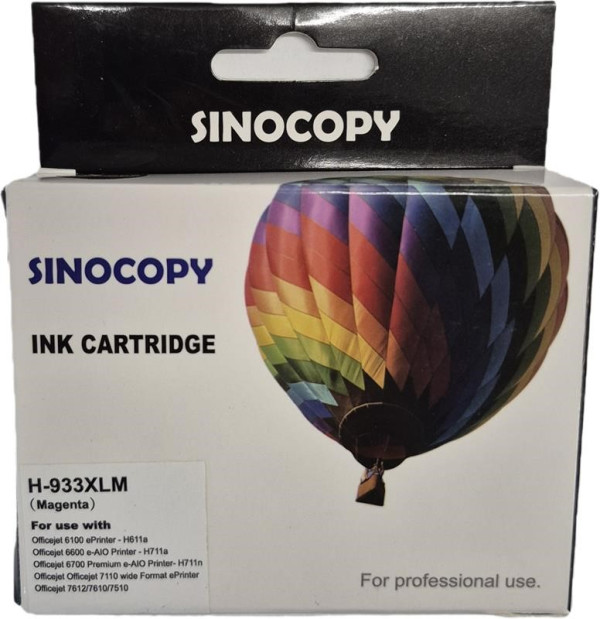 INKJET Ketridz ZA HP 933XL M Magenta SINO HPIJXM933SC