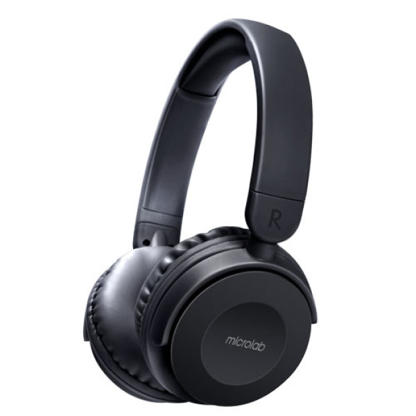 Microlab HB21 Bluetooth V5.3 slusalice sa mikrofonom, 250mAh, 32ohm, 40mm, microUSB, 3,5mm, AUX