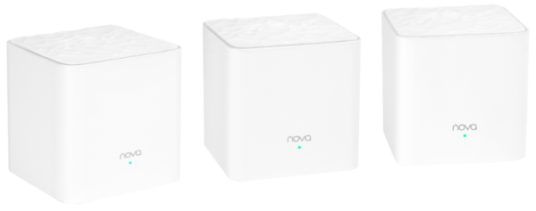 Tenda MW3 (3pack) AC1200 Whole Home Mesh WiFi System, Wi-Fi5, 2.4G: 300Mbps, 5G: 867Mbps