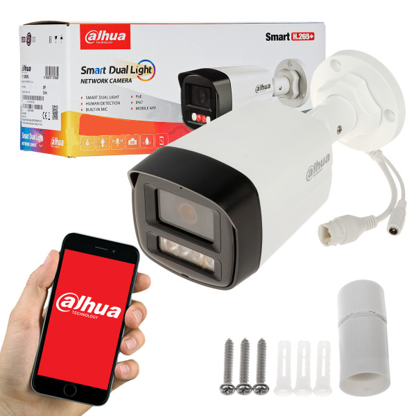 Dahua Kamera IPC-HFW1439TL1-A-IL-0280B  IP 4MP BULLET SA HIBRIDNIM ILUMIN.; ENTRY SERIJA; 2.8MM; SMA