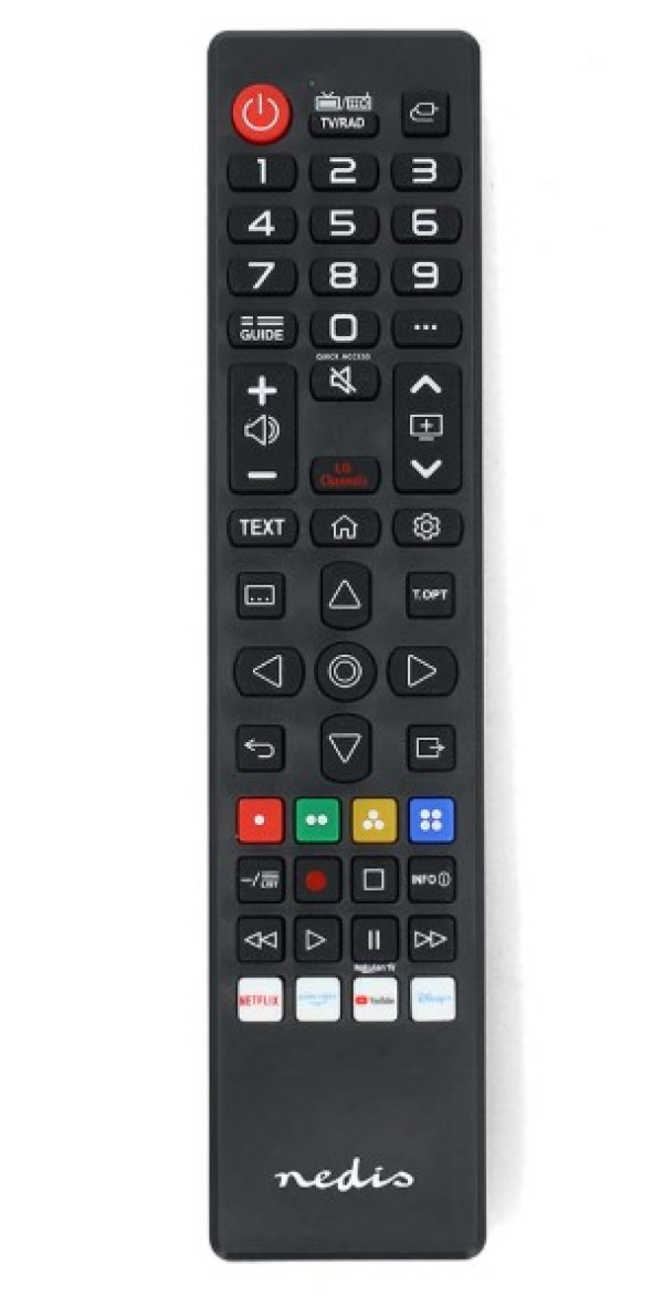 TVRC45LGBK Univerzalni daljinski upravljac za LG, Amazon Prime/Disney/Netflix/Rakuten TV