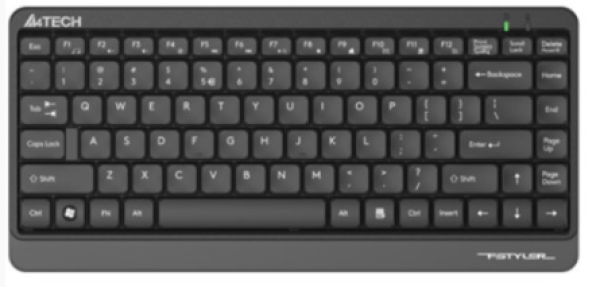 OUTLET A4-FG1112 A4Tech Fstyler Bezicna tastatura US-LAYOUT-  USB,Black