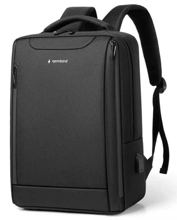 NCC-15-KLB020 Gembird Ranac za laptop 15,6inc 45x28x15cm USB konektor, 660g