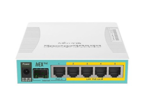 MikroTik RouterBOARD RB960PGS hEX PoE (5x GE, SFP)
