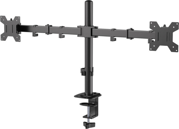 MA-D2-011 Gembird Podesivi dupli stoni drzac za monitor, tilt, 17-32 max.2x9kg